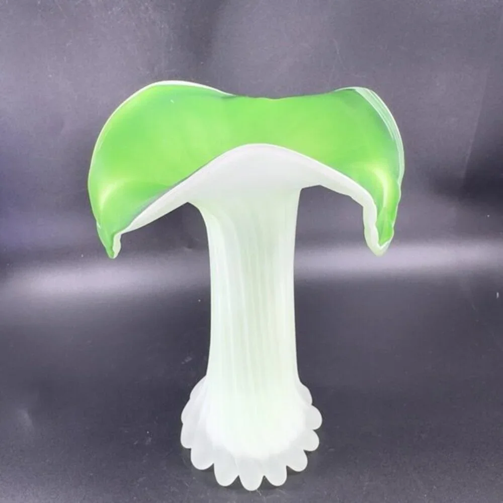 Glass Vase vintage 1970s